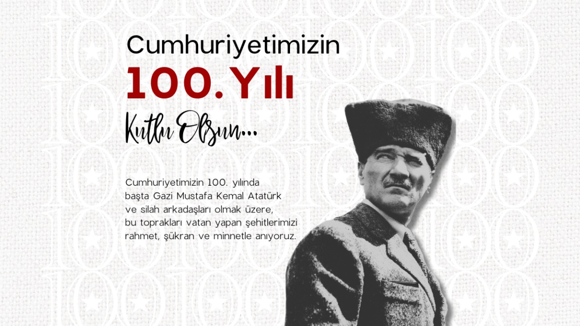 29 Ekim Cumhuriyet Bayramı 100. Yıl
